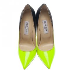 مملوكة مسبقًا حذاء جيمي تشو أنوك ثنائي اللون ديجرادي مقاس 38