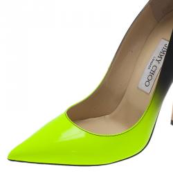 مملوكة مسبقًا حذاء جيمي تشو أنوك ثنائي اللون ديجرادي مقاس 38