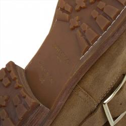 مملوكة مسبقًا Jimmy Choo Beige Suede Youth Biker Boots Size 38