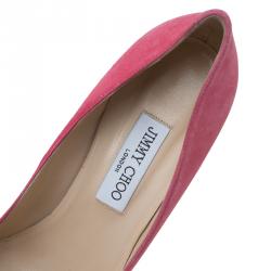 مملوكة مسبقًا Jimmy Choo Pink Suede Avril Pointed Toe Pumps Size 41