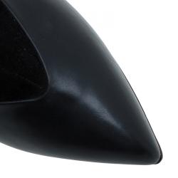 Pre Owned Jimmy Choo Black Leather and Suede Diad Ankle Boots Size 40