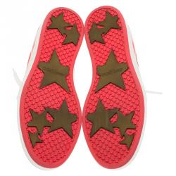 Pre Owned حذاء رياضي جيمي تشو ميامي سويدي وردي وجلد مقاس 38