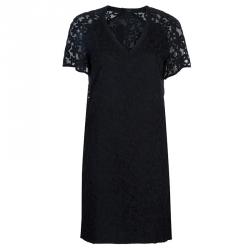Joseph Black Jinny Embroidered Dress S
