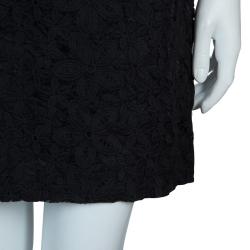 Joseph Black Jinny Embroidered Dress S