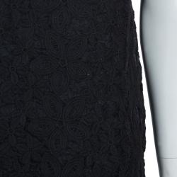 Joseph Black Jinny Embroidered Dress S