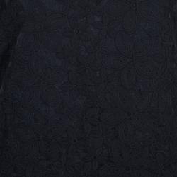 Joseph Black Jinny Embroidered Dress S