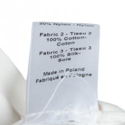 مملوكة مسبقًا فستان جوزيف لوري مطرز أبيض M