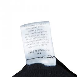 Joseph Black Buckle Detail Wool Skirt M