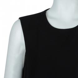 Pre Owned Joseph Monochrome Colorblock Sleeveless Dress L
