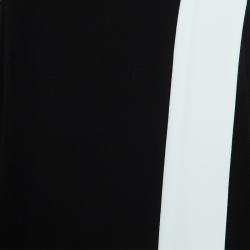 Pre Owned Joseph Monochrome Colorblock Sleeveless Dress L