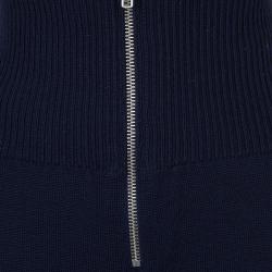 Pre Owned Joseph Navy Blue High Waist Wool Jogger Pants L