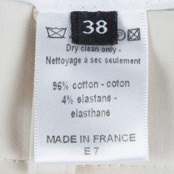 Pre Owned Joseph Cream Tailored Cotton Trousers M