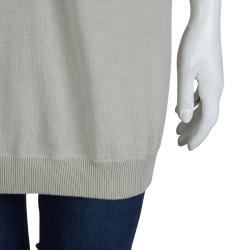 Pre Owned توب جوزيف تريكو بيج كم طويل رباط متقاطع على الصدر M 