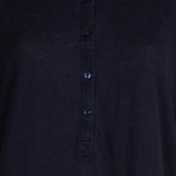 Pre Owned تونيك جوزيف جيرسي كتان أزرق كحلي M