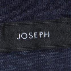 Pre Owned تونيك جوزيف جيرسي كتان أزرق كحلي M