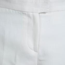 Joseph Off White Cropped Trousers M
