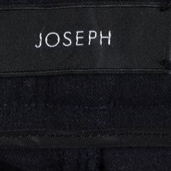 Joseph Dark Blue Stretch Denim Boot Cut Trousers L
