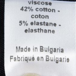 Pre Owned Joseph Dark Blue Stretch Denim Boot Cut Trousers L