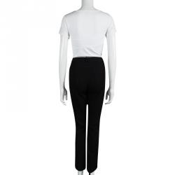 Pre Owned Joseph Black Stretch Denim Boot Cut Pants L