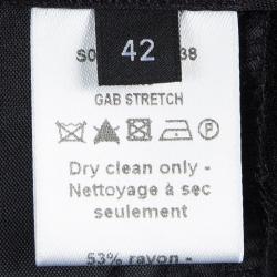 Pre Owned Joseph Black Stretch Denim Boot Cut Pants L