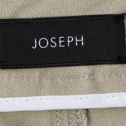 Pre Owned Joseph Beige Stretch Denim Boot Cut Pants L
