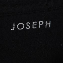 Joseph Black Embellished Long Sleeve Top S