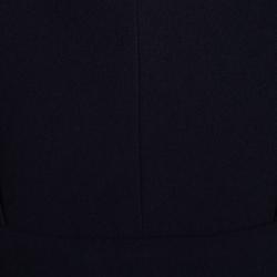 مملوكة مسبقًا فستان جوزيف كريب أزرق كحلي للركبة بأكمام طويلة S