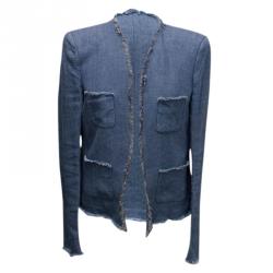 Joseph Blue Pocket Detail Denim Jacket L
