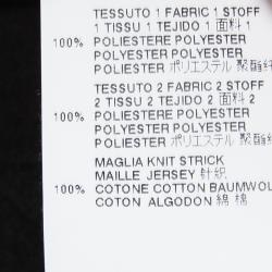 Pre Owned Just Cavalli Black Floral Embroidered Bomber Jacket S