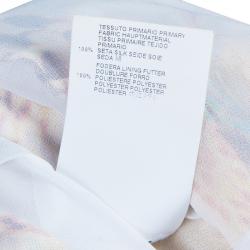 Just Cavalli Cream Snake Print Dress M