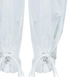 Pre Owned Just Cavalli White Lace up Detail Pants S