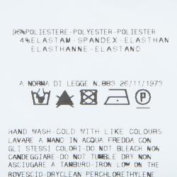 Pre Owned Just Cavalli Grey Silk Pencil Skirt M