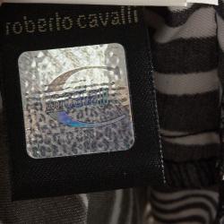 Pre Owned Just Cavalli Multicolor Printed Flared Maxi Skirt M