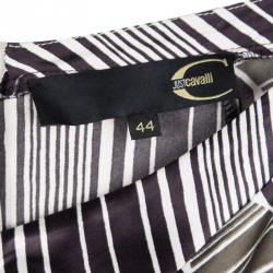 Pre Owned Just Cavalli Multicolor Printed Flared Maxi Skirt M