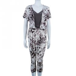 Just Cavalli Kenya Jersey Harem Jumpsuit M