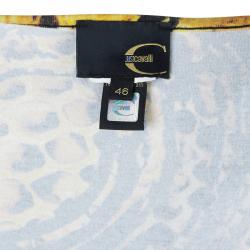 مملوكة مسبقًا فستان مكسم جست كافالي نقشة شمع العسل L