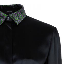 Pre Owned Just Cavalli Embellished Collar Shirt S