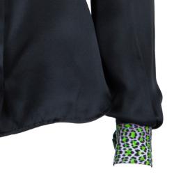 Pre Owned Just Cavalli Embellished Collar Shirt S