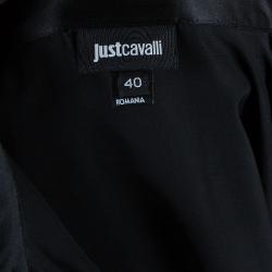 Pre Owned Just Cavalli Embellished Collar Shirt S