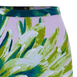 مملوكة مسبقًا تنورة جست كافالي طباعة متعددة الألوان M