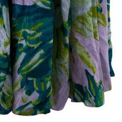 مملوكة مسبقًا تنورة جست كافالي طباعة متعددة الألوان M