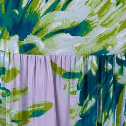 مملوكة مسبقًا تنورة جست كافالي طباعة متعددة الألوان M