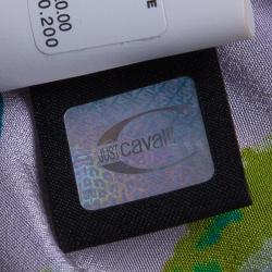 مملوكة مسبقًا تنورة جست كافالي طباعة متعددة الألوان M