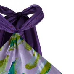 مملوكة مسبقًا Just Cavalli Multicolor Printed Top M