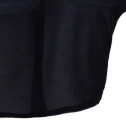 Pre Owned Just Cavalli Sheer Black Dress L