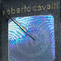 Pre Owned Just Cavalli Black Satin Maxi Skirt L