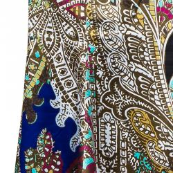مملوكة مسبقًا Just Cavalli Multicolor Printed  Maxi Skirt M