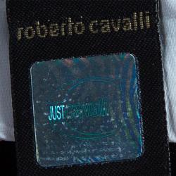 Pre Owned Just Cavalli Black Draped Top M
