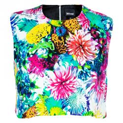 مملوكة مسبقًا توب جست كافالي نقوش أزهار متعددة الألوان S