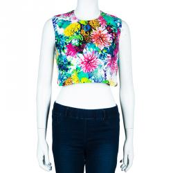 مملوكة مسبقًا توب جست كافالي نقوش أزهار متعددة الألوان S